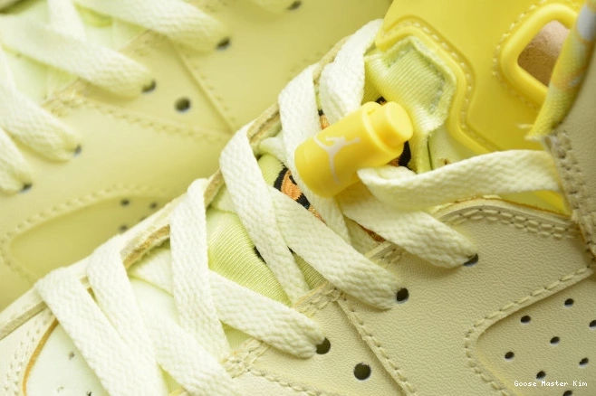 Floral Dynamic Jordan 6 Air Yellow 543390-800 Retro (GS) 0706